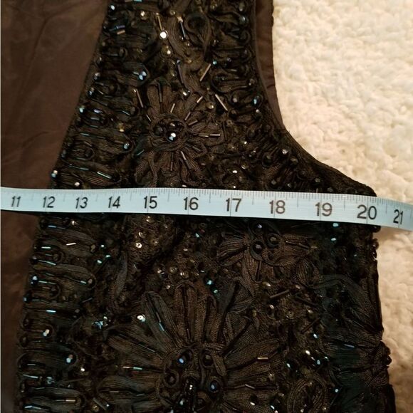 VintageHarzfeld's Kansas City Black Beaded Vest - Picture 10 of 10